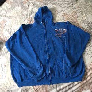Vintage St. Louis Blues NHL Zip Up